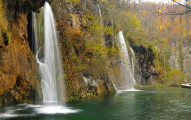 gölet ve şelaleler Plitvice