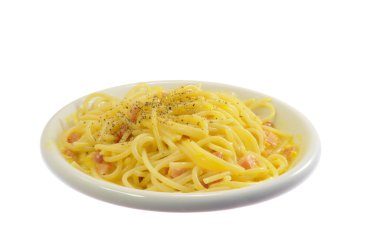 alla carbonara makarnası