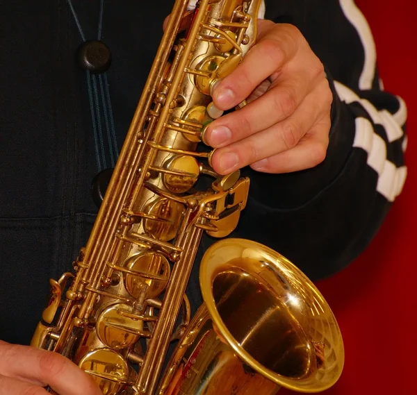 Saxofón — Foto de Stock