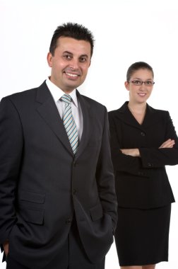 İş adamı ve iş kadını