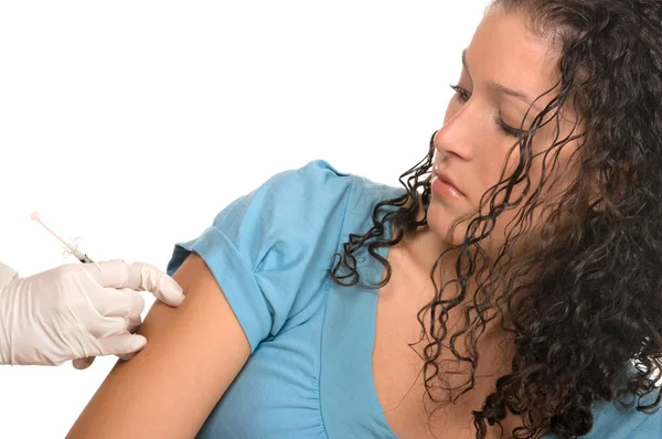 Grippe ou vaccin contre l'allergie — Photo