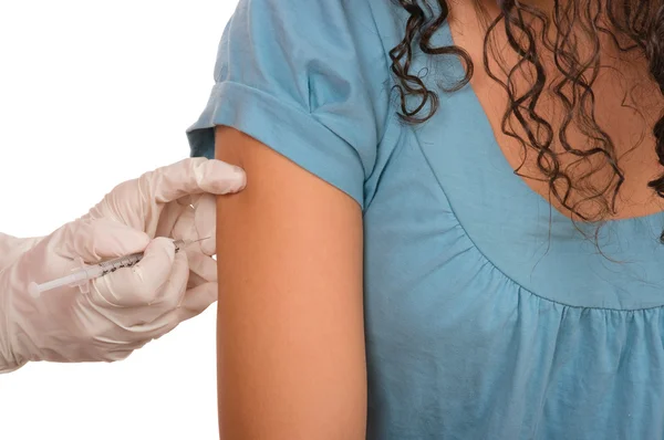 Vacuna contra la gripe o la alergia —  Fotos de Stock
