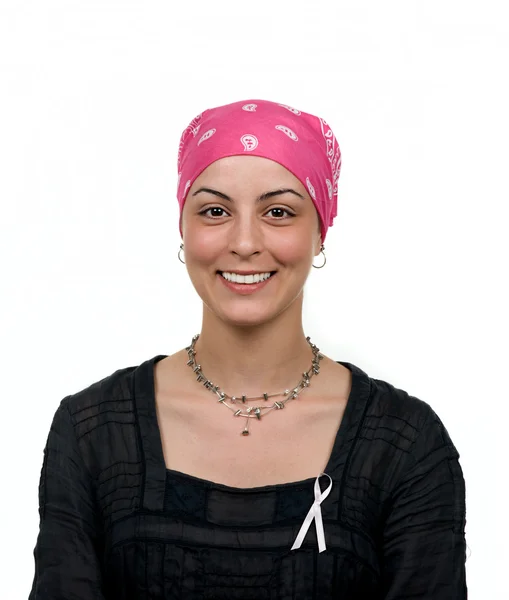 Sobrevivente do cancro da mama — Fotografia de Stock