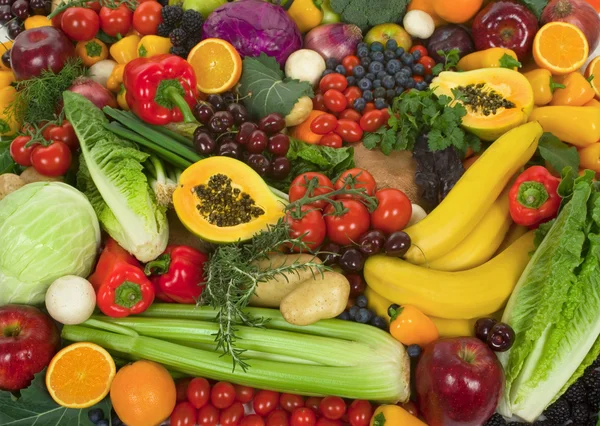 Овощи и фрукты Лицензионные Стоковые Изображения