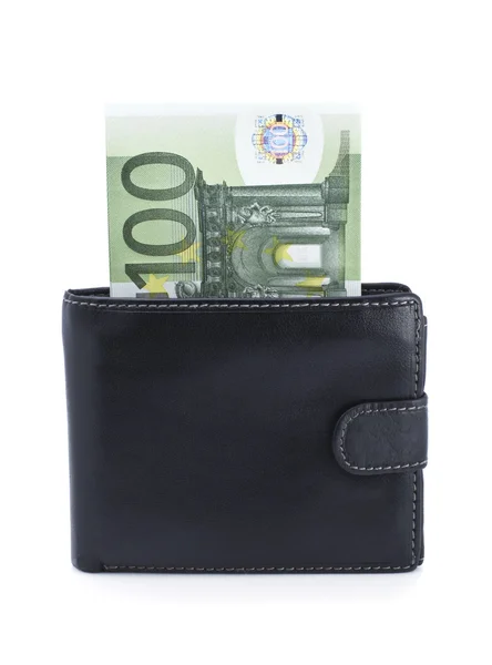 Porte-monnaie et euro — Photo