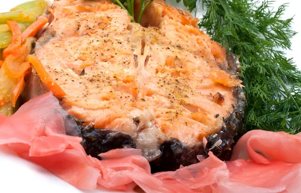 stock image Salmon Steak