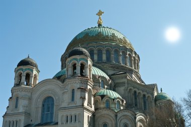 Naval Cathedral in Kronstadt clipart