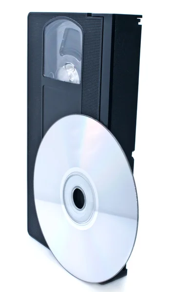 DVD & VHS — Stock Photo, Image