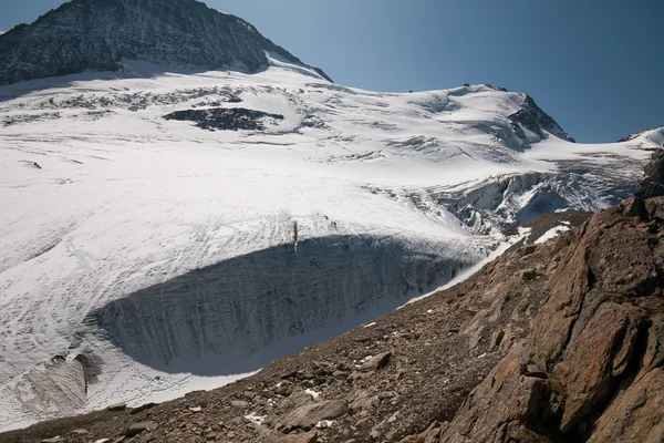 冰川 steigletscher — 图库照片