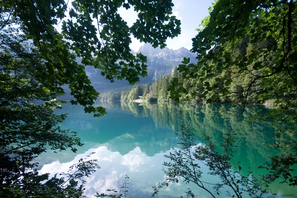 Tovel jezero v pohoří Brenta — Stock fotografie