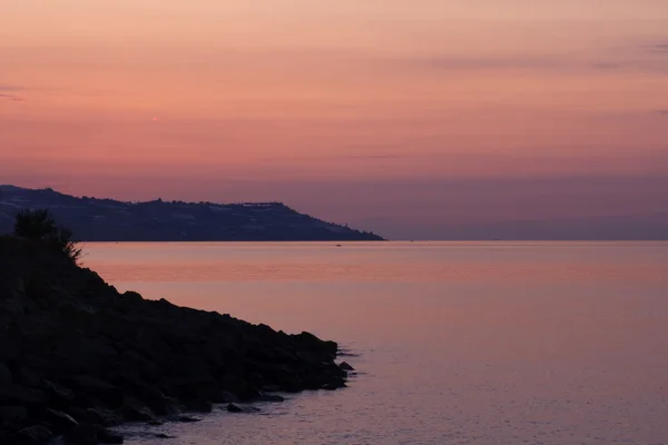 Solnedgång havet — Stockfoto