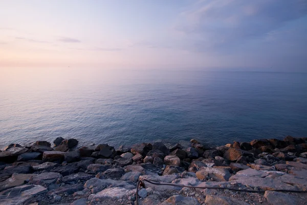 Zonsondergang zee — Stockfoto