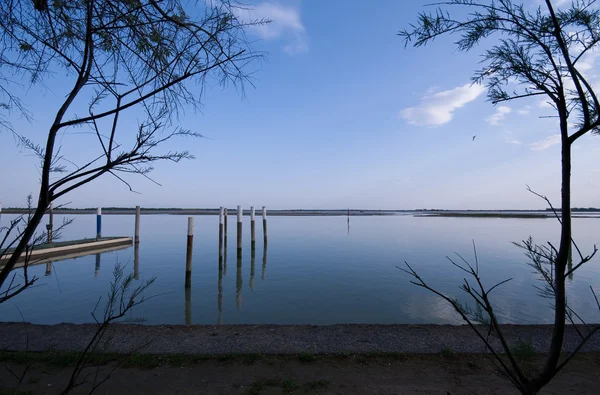 Lagoa de Bibione — Fotografia de Stock