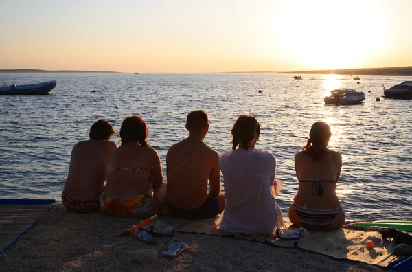 stock image Waiting for the sunset