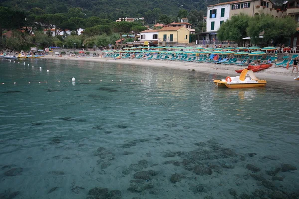 The beach of Sant Andrea - Elba — Stok fotoğraf