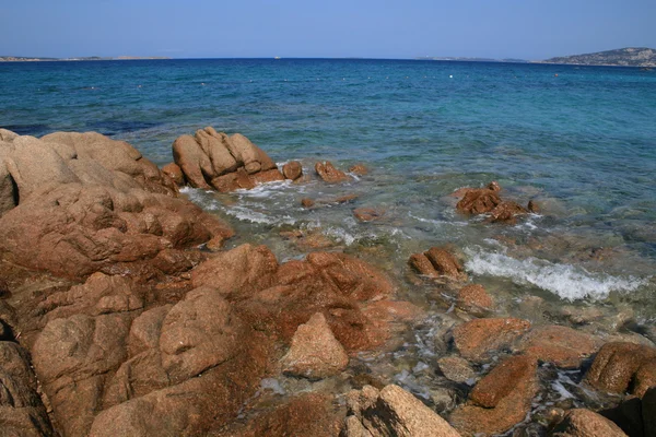 Výhled Pláž Sardinie Itálie — Stock fotografie