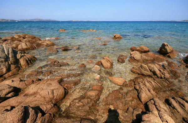 Widok Plażę Sardynia Włochy — Zdjęcie stockowe