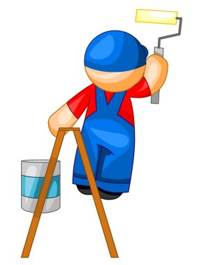 House painter clipart