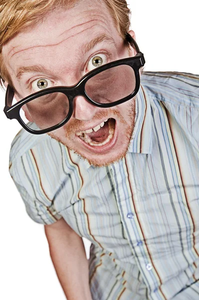 The Angry Geek — Stock Photo, Image