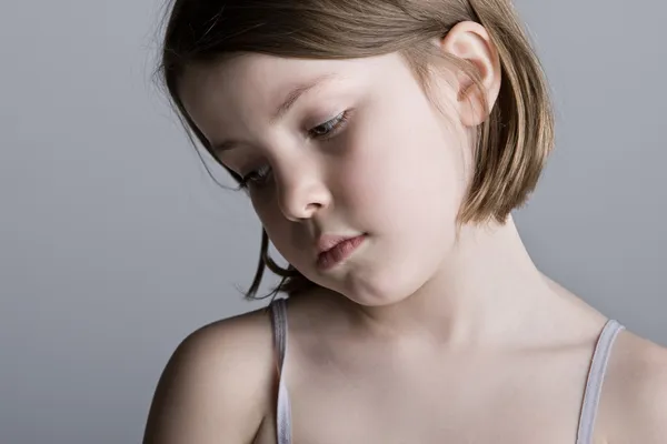 Sad Looking Child — Stock Photo, Image