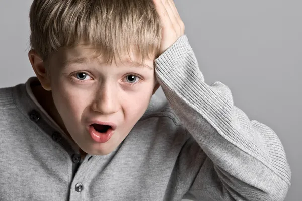 Cute Young Child - Oh No — Stock Photo, Image