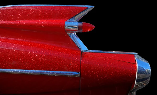 Červené auto. — Stock fotografie