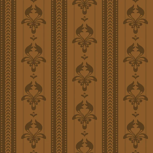 Vector seamless wallpaper, retro style — Stock Vector