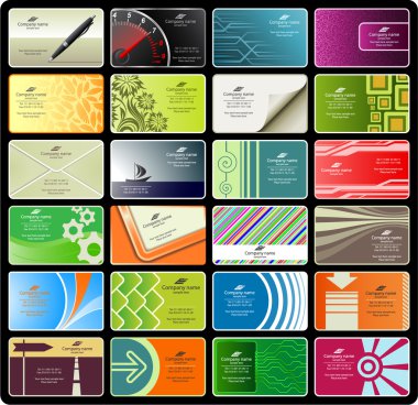 Business cards (set 8) clipart