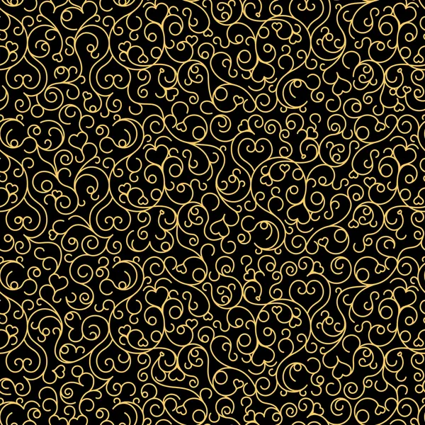 Векторна безшовна текстура в чорному фоні — стоковий вектор