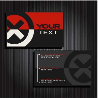 Business cards set 27 clipart