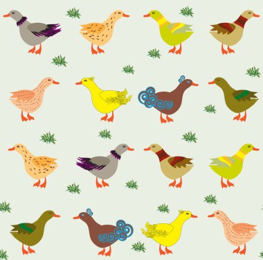 Pattern for children clipart