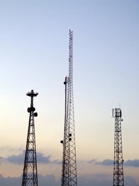 Communications masts 04 — Stock Photo, Image