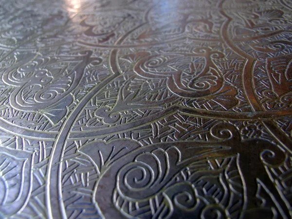 Decorative islamic tray 02 — Stock Photo, Image