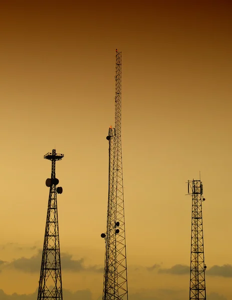 Communications masts 03 — Stock Photo, Image
