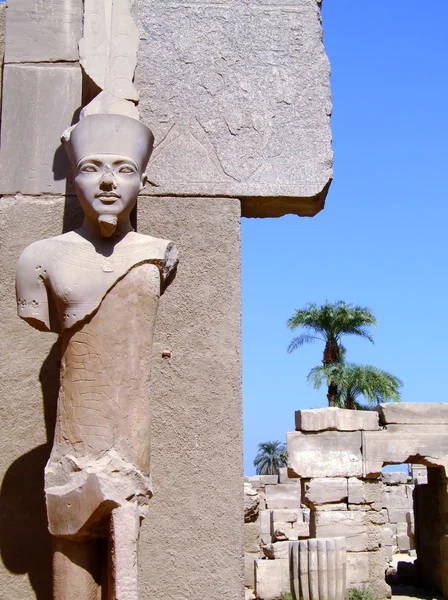 Karnak Tempel Statue 05 — Stockfoto