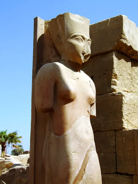Estátua do templo de Karnak 06 — Fotografia de Stock