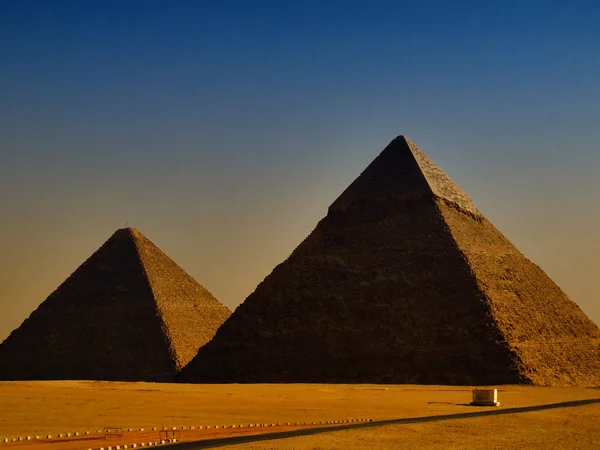 Pyramiden von Giza 09 — Stockfoto