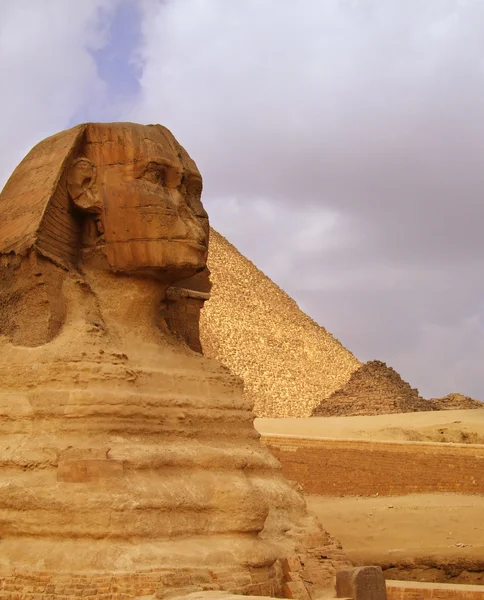 A Szfinx, az egyiptomi — Stock Fotó