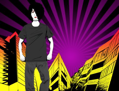 Emo city clipart