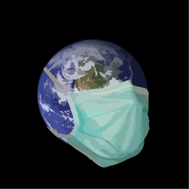 Pandemic earth clipart
