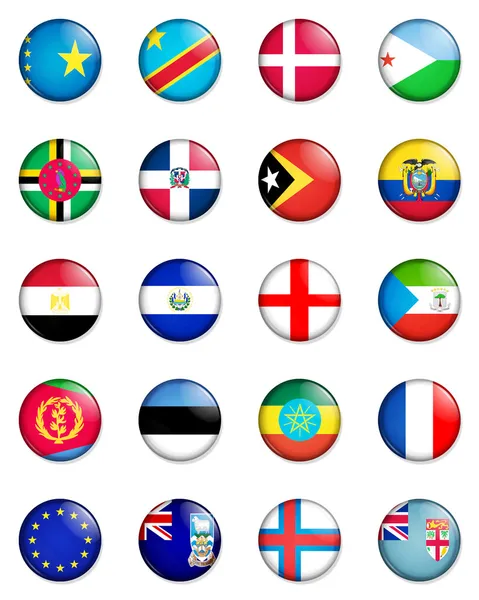 Vlajky světa 04συλλογή βιβλίων σημαία κόσμο 10 — Stock fotografie