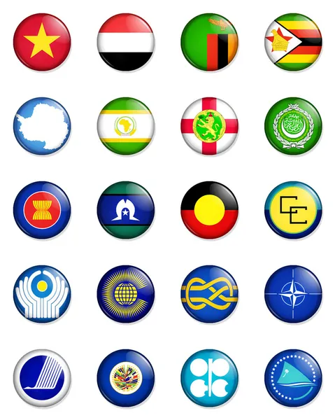 Flags of the world 14 — Stock Photo, Image