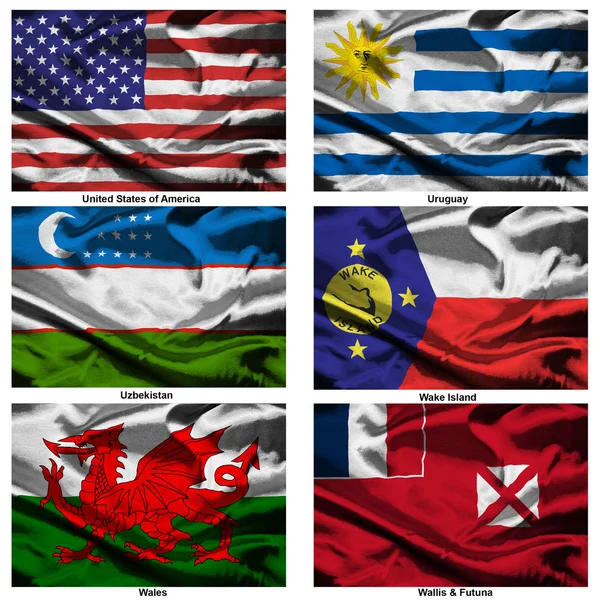 Tela banderas del mundo colección 41 —  Fotos de Stock