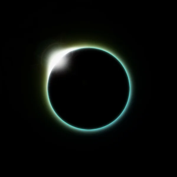 Luna de eclipse solar —  Fotos de Stock