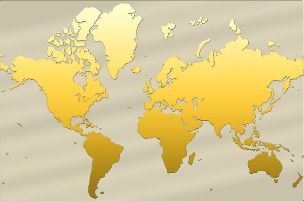 World map 17 — Stock Photo, Image