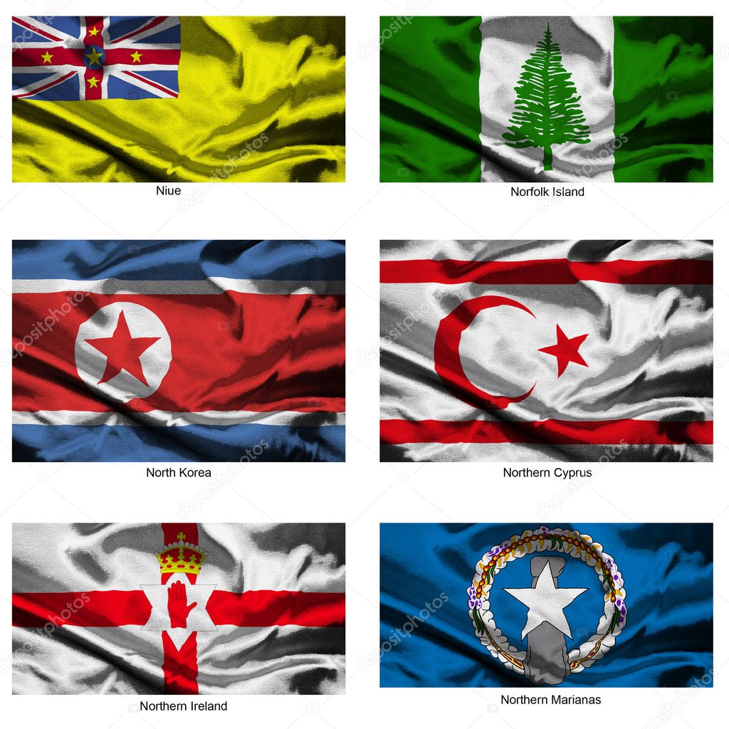 Fabric world flags collection 28 — Stock Photo © Tonygers 2252130