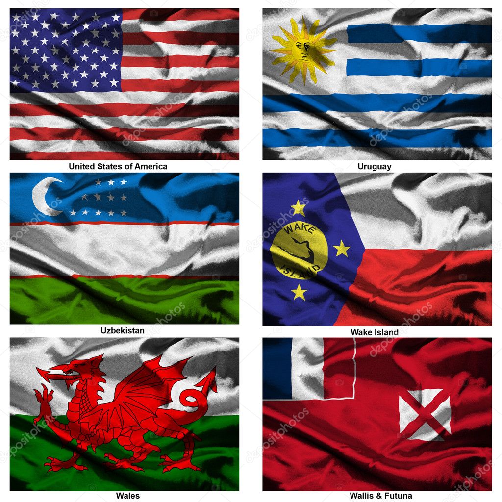 Fabric world flags collection 41
