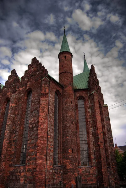 Aarhus Kirche hdr 02 — Stockfoto