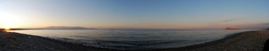 Gerani günbatımı panorama