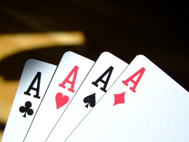 Four aces clipart